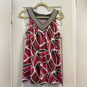 Flowy Bold Geometric Tank